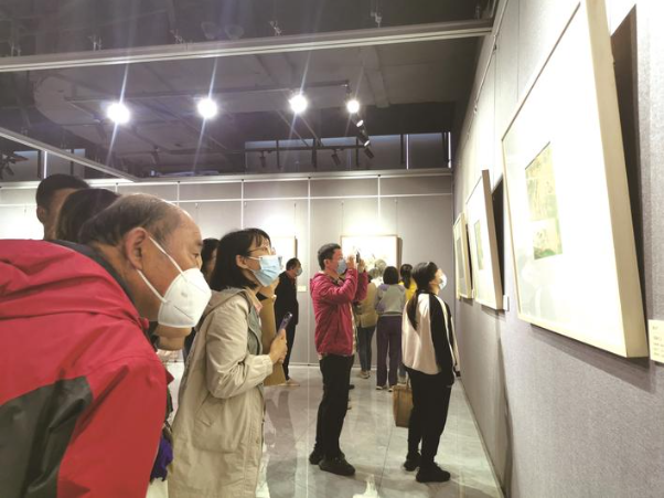 如东籍美术名家作品展开展