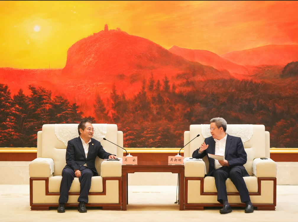 吴新明会见中国能建集团副总经理吴云一行