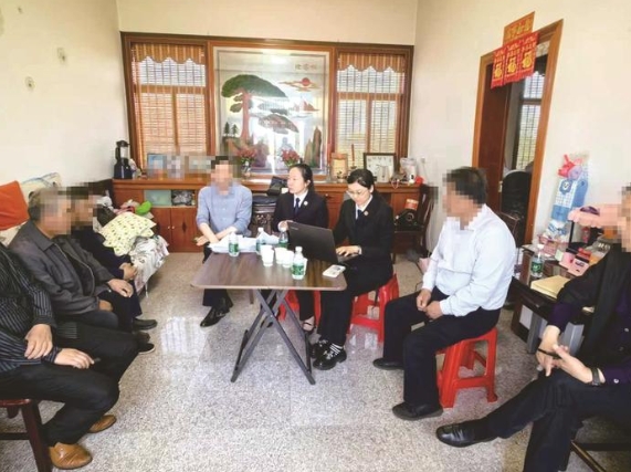 栟茶法庭进渔村开展巡回审判