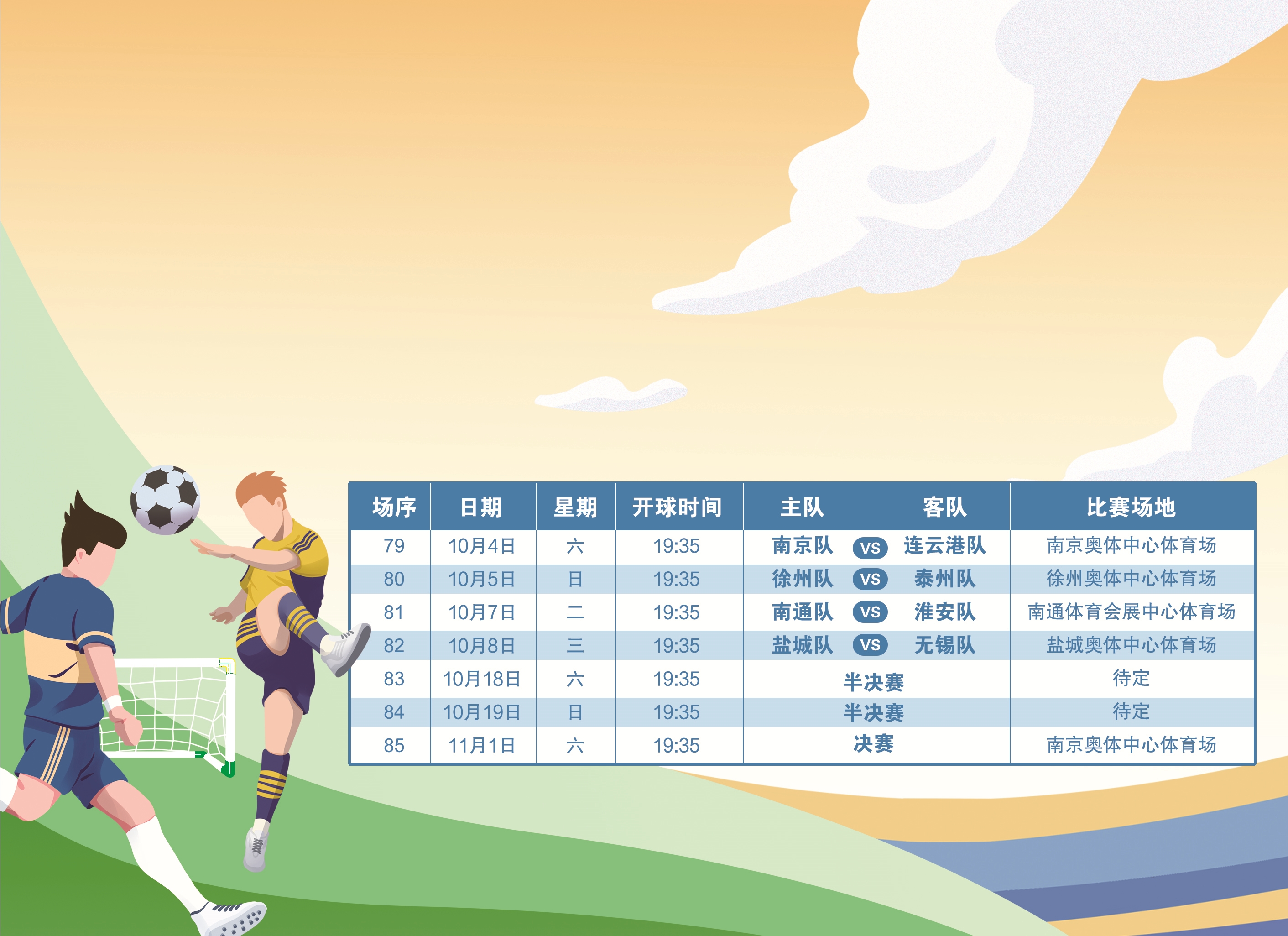 “苏超”将开启“国庆四天乐”模式