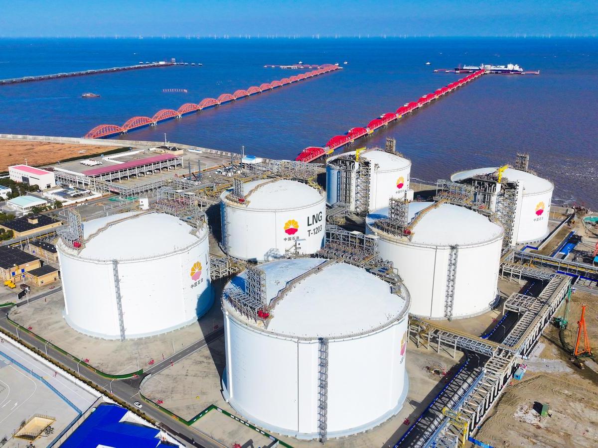 中石油江苏LNG接收站接卸外输创历史新高