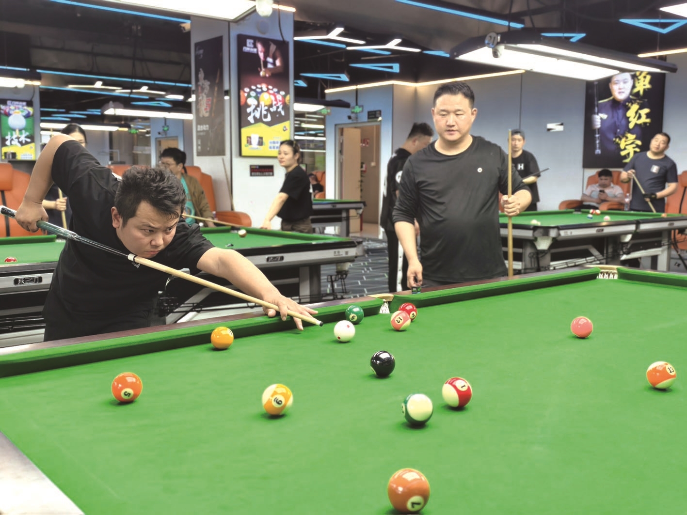 南通市聋人台球友谊赛开赛 无声竞技展风采