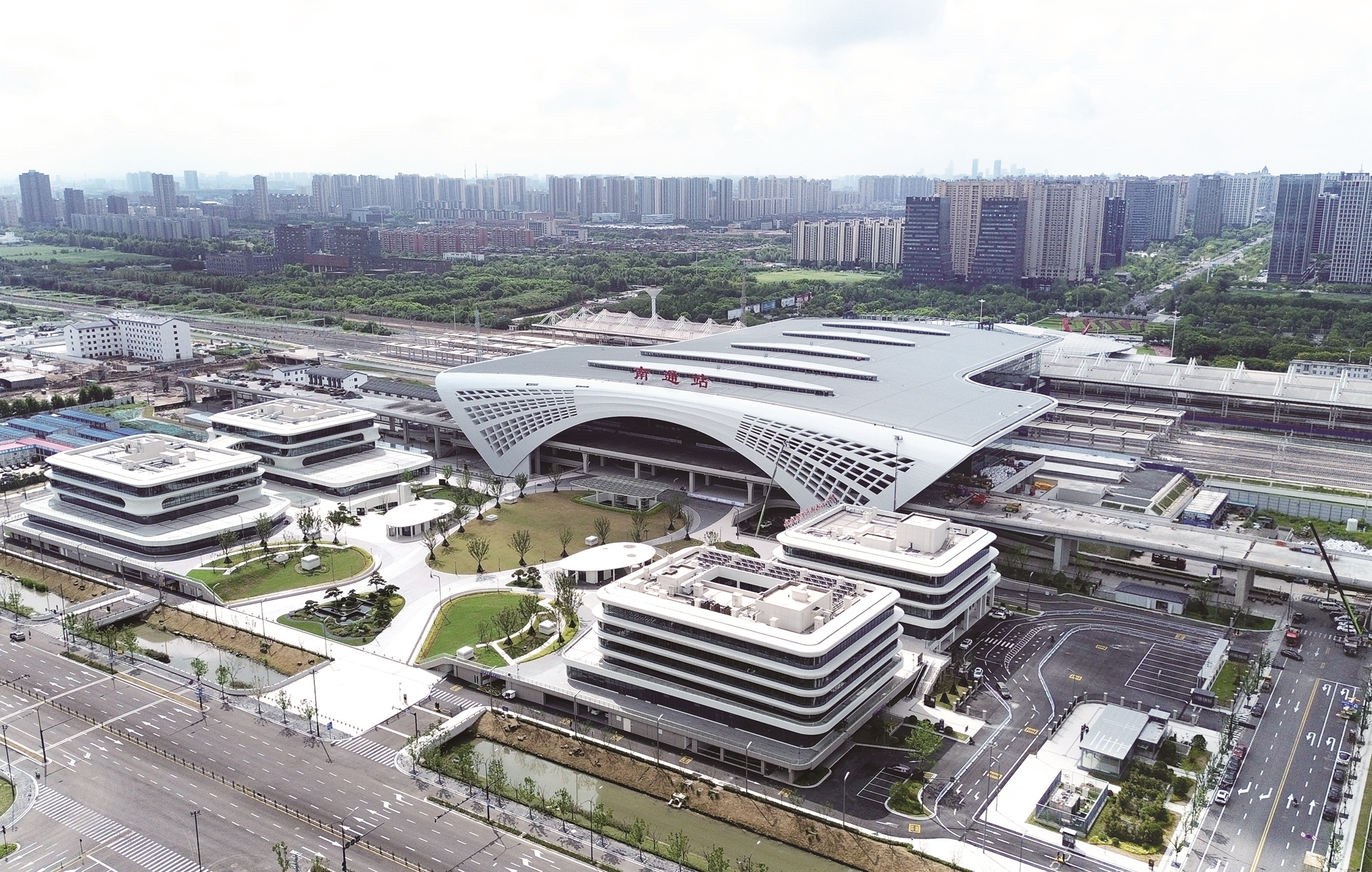 轨交2号线南通火车站站将同步启用